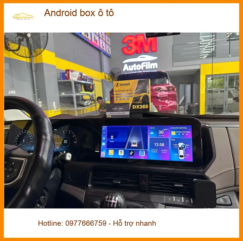 Anh Long lắp Android box ô tô cho Hyundai Accent tại Quận 12 để giải trí không giới hạn ảnh thực tế 3