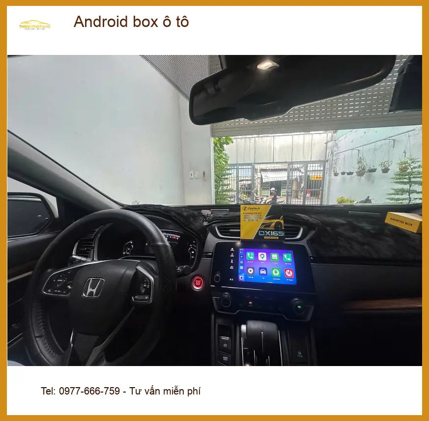 Anh Khang lắp Android box ô tô cho Hyundai Creta tại Quận Tân Bình
