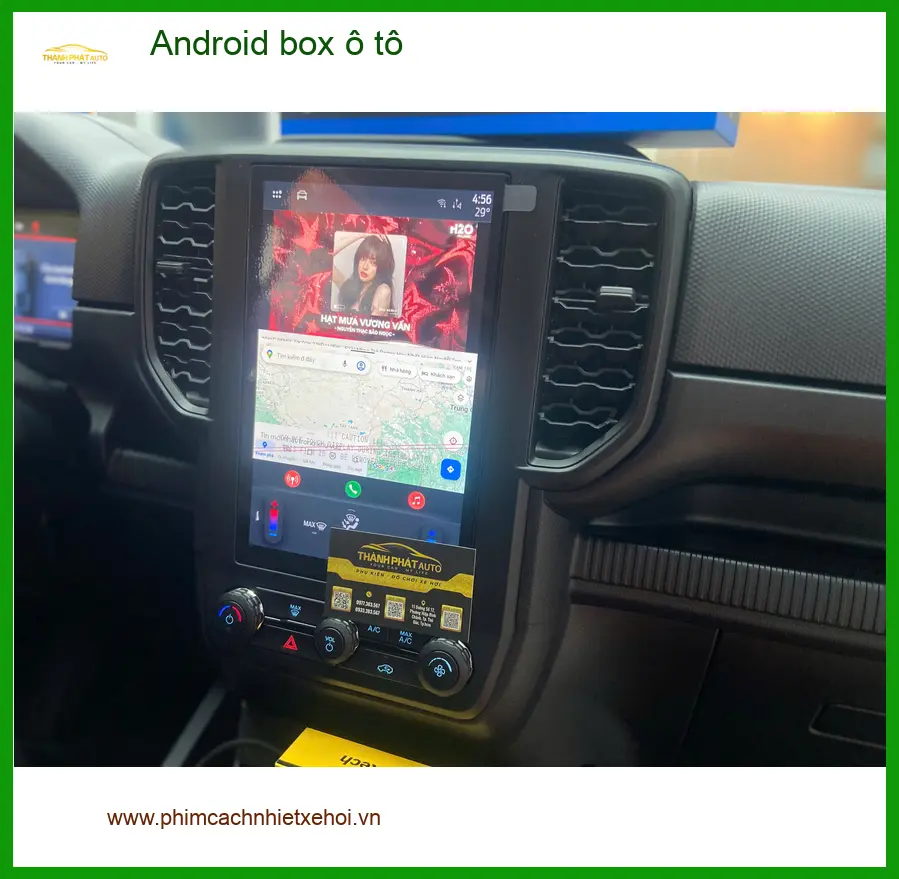 Anh Văn Lộc lắp Android box ô tô cho Outlander tại Quận 9, giữ màn zin ảnh thực tế 2