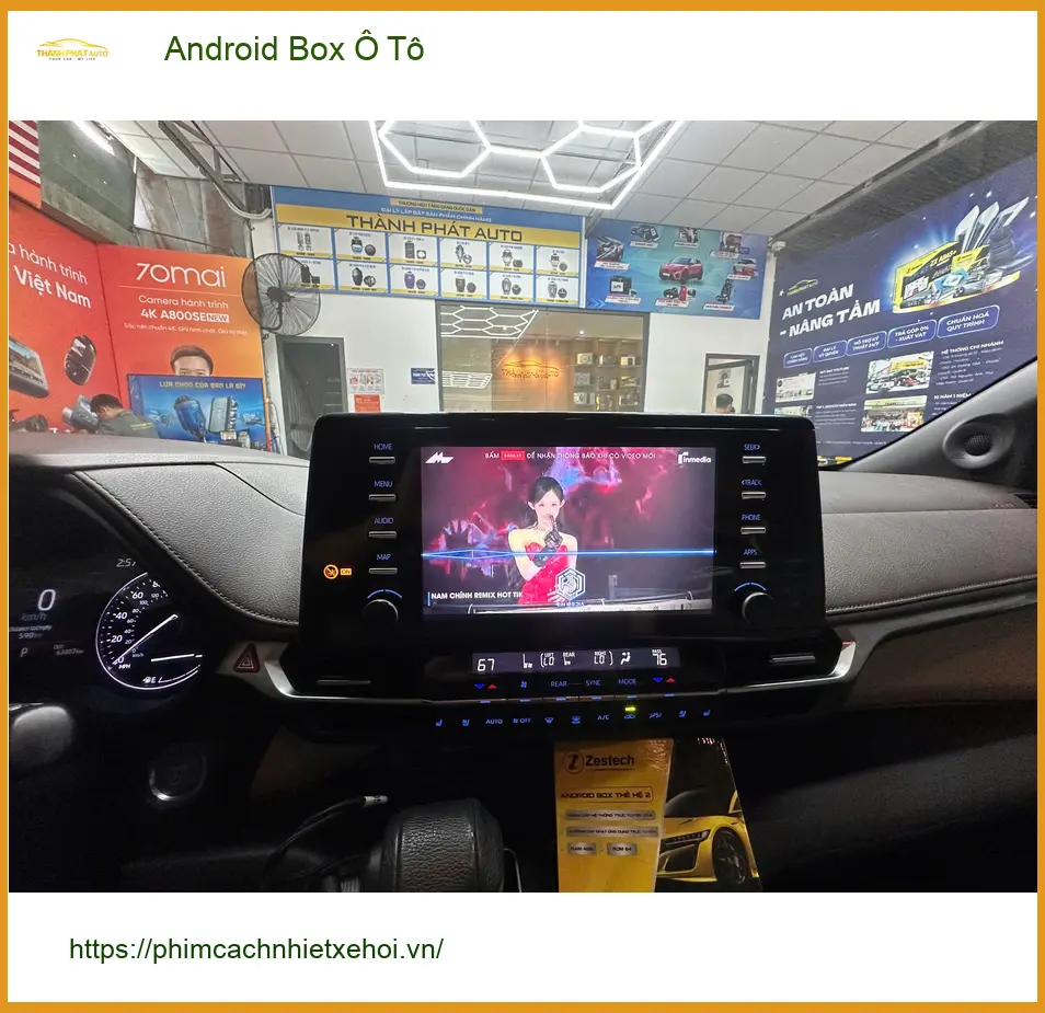 Anh Quang Minh lắp Android Box Ô Tô cho Hyundai Accent tại Hóc Môn ảnh thực tế 3