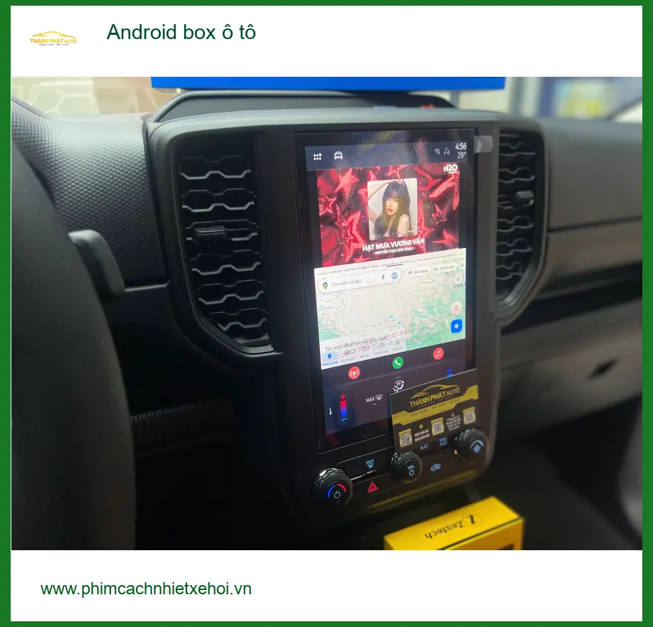 Anh Văn Lộc lắp Android box ô tô cho Outlander tại Quận 9, giữ màn zin ảnh thực tế 3