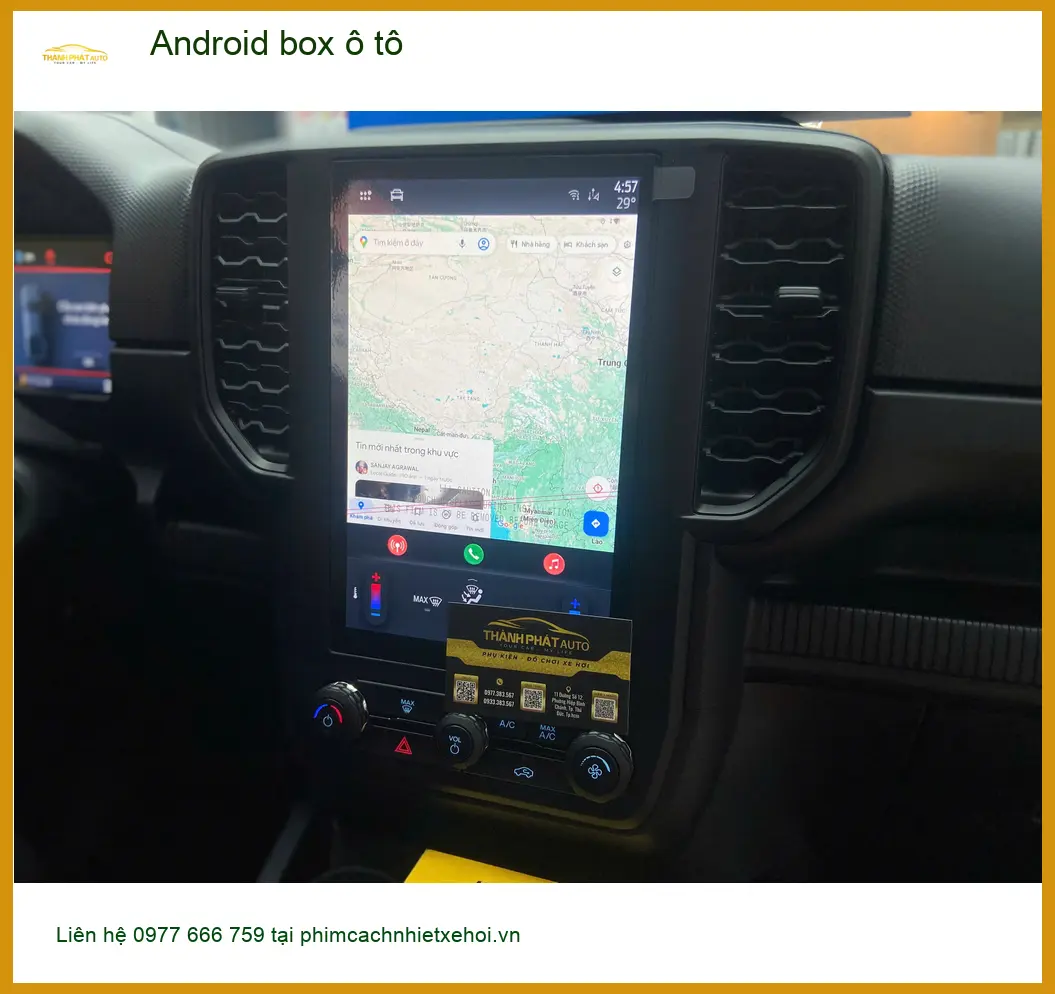 Anh Văn Lộc lắp Android box ô tô cho Outlander tại Quận 9, giữ màn zin ảnh thực tế 5