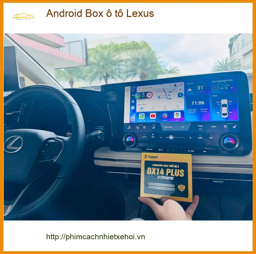 Anh Trung lắp Android Box ô tô Lexus tại Quận 5 nhanh chóng ảnh thực tế 2