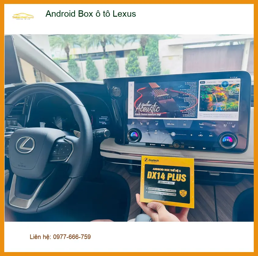 Anh Trung lắp Android Box ô tô Lexus tại Quận 5 nhanh chóng ảnh thực tế 3