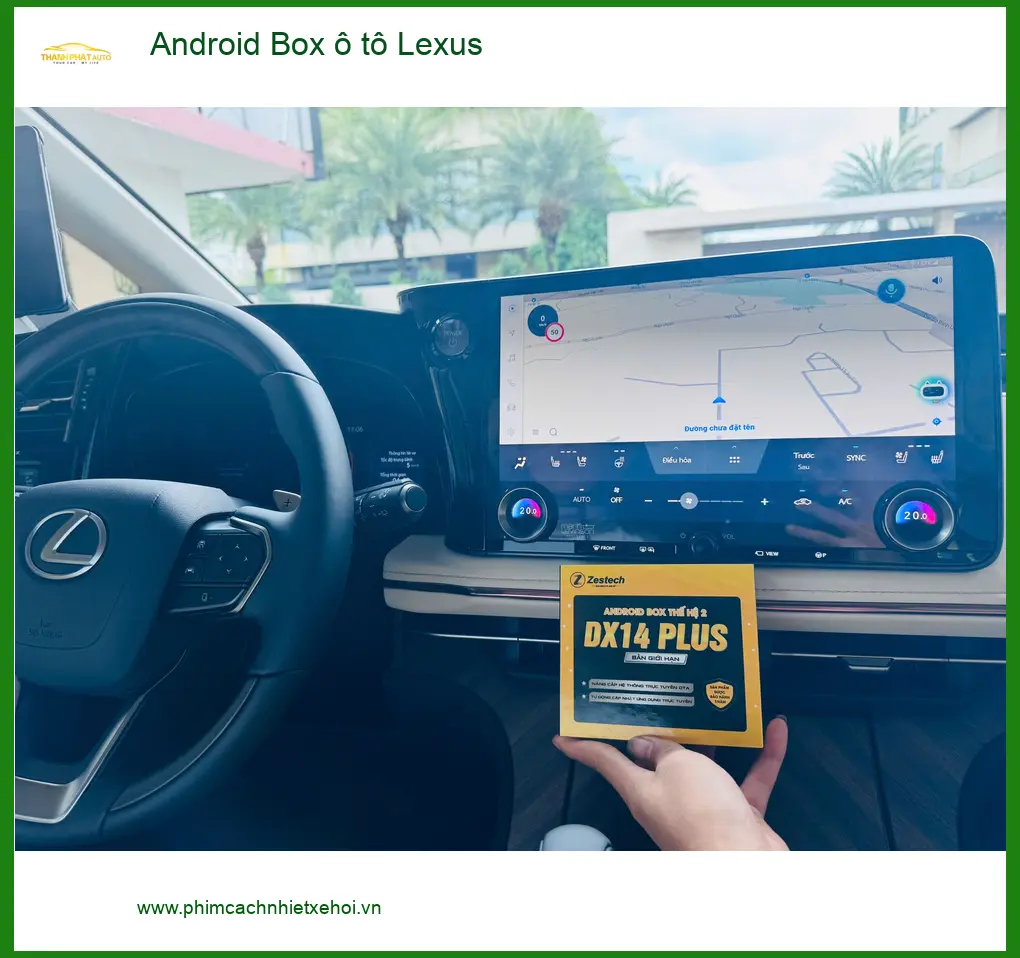Anh Trung lắp Android Box ô tô Lexus tại Quận 5 nhanh chóng ảnh thực tế 5