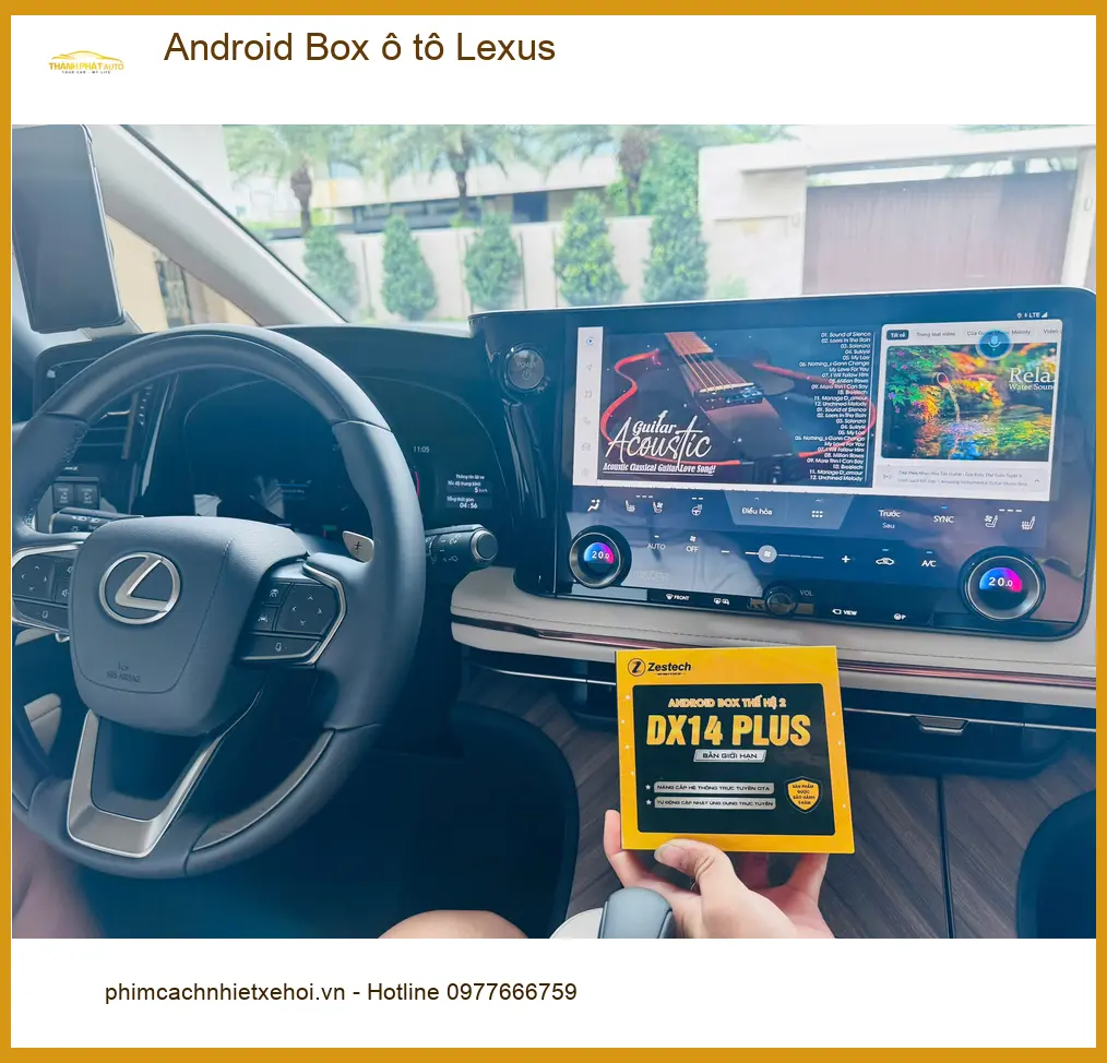 Anh Duy lắp Android Box ô tô cho Lexus RX450h tại Quận Phú Nhuận ảnh thực tế 2