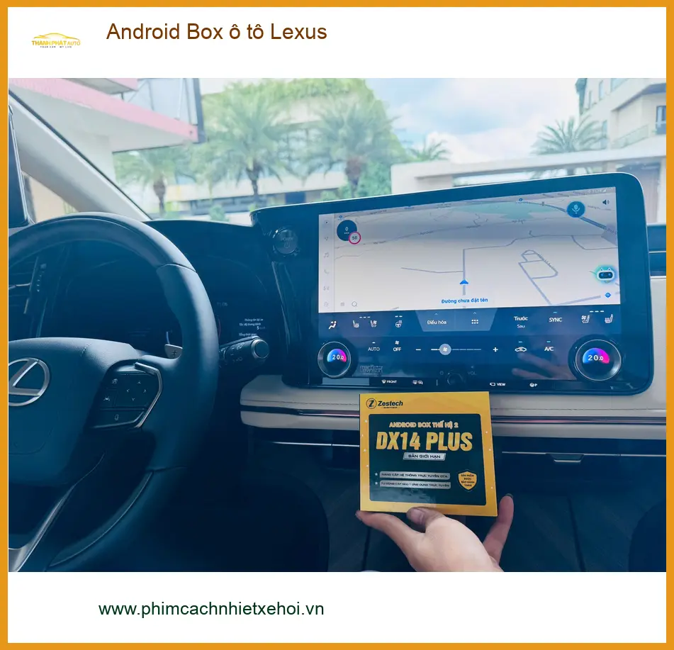Anh Duy lắp Android Box ô tô cho Lexus RX450h tại Quận Phú Nhuận ảnh thực tế 4