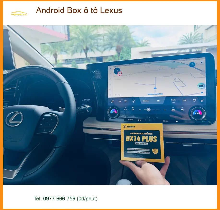 Anh Duy lắp Android Box ô tô cho Lexus RX450h tại Quận Phú Nhuận ảnh thực tế 5