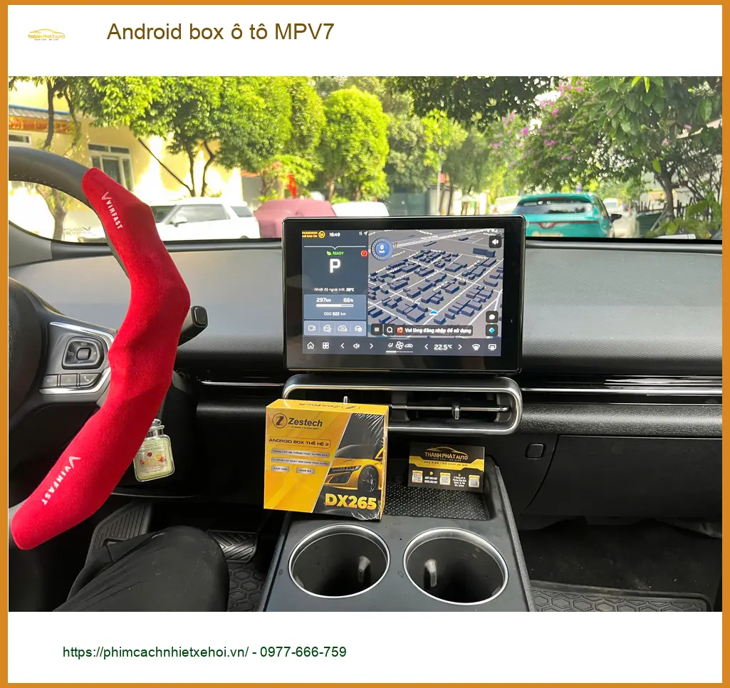 Anh Quang lắp Android Box MPV7 cho Toyota Camry tại Quận 4 cho hành trình dài
