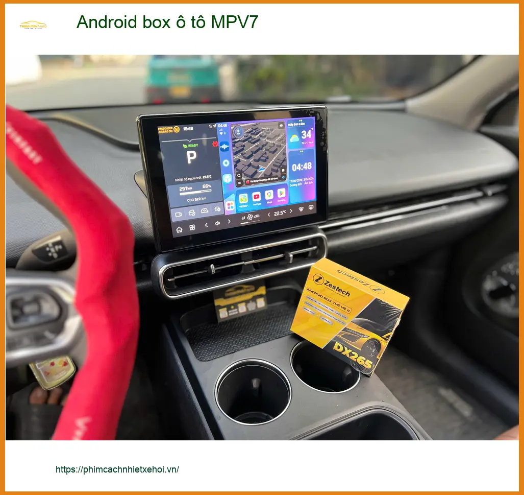 Anh Quang lắp Android Box MPV7 cho Toyota Camry tại Quận 4 cho hành trình dài ảnh thực tế 2