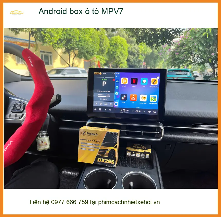 Anh Quang lắp Android Box MPV7 cho Toyota Camry tại Quận 4 cho hành trình dài ảnh thực tế 3