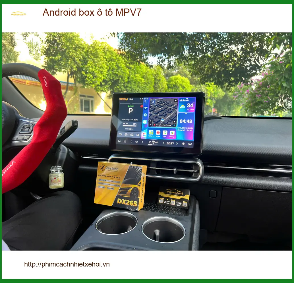 Anh Quang lắp Android Box MPV7 cho Toyota Camry tại Quận 4 cho hành trình dài ảnh thực tế 4