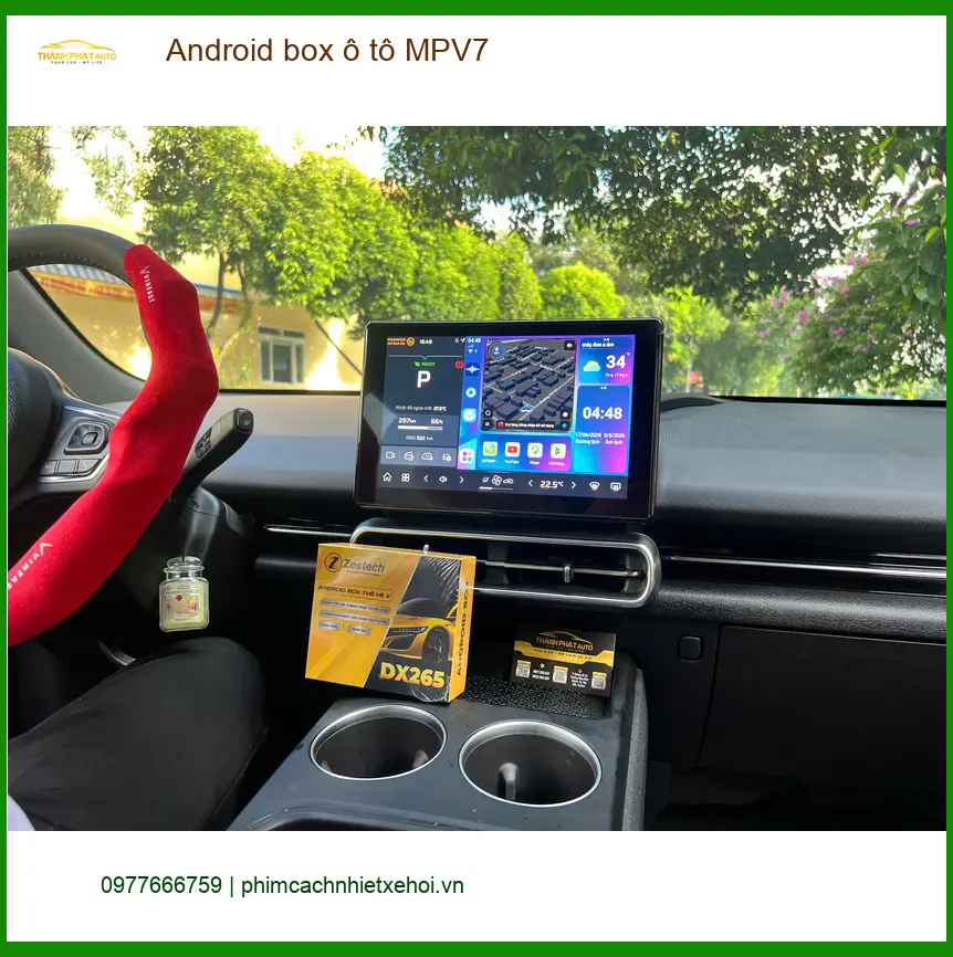 Anh Tấn lắp Android Box MPV7 cho Hyundai Accent ở Quận 9 để xem YouTube ảnh thực tế 3
