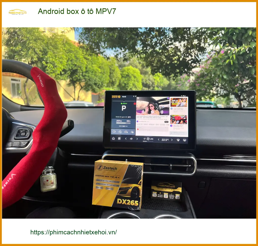 Anh Tấn lắp Android Box MPV7 cho Hyundai Accent ở Quận 9 để xem YouTube ảnh thực tế 5