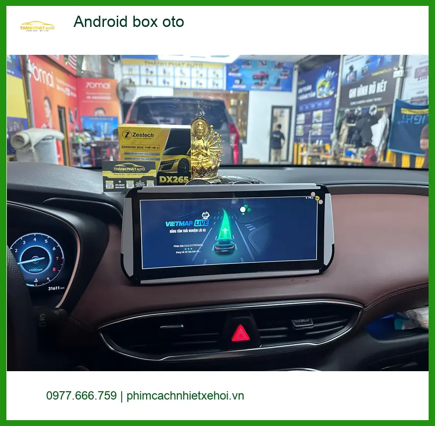Anh Hưng lắp Android box oto cho Toyota Camry tại Quận Tân Phú ảnh thực tế 4