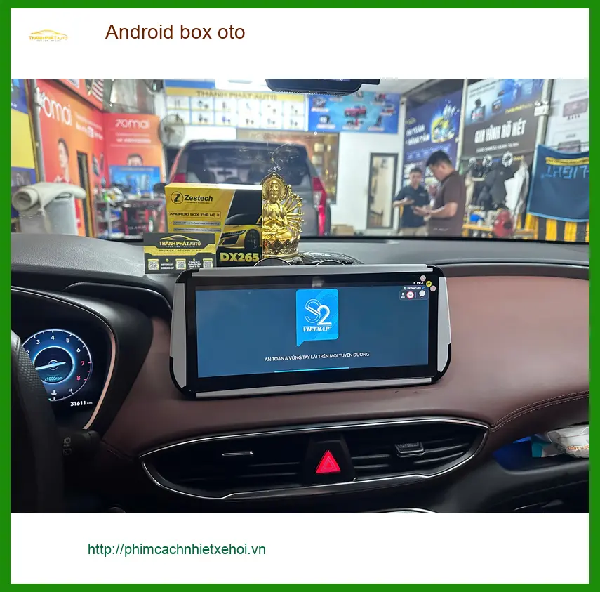 Anh Minh lắp Android box ô tô cho Honda CRV tại Quận 12 để giải trí ảnh thực tế 2