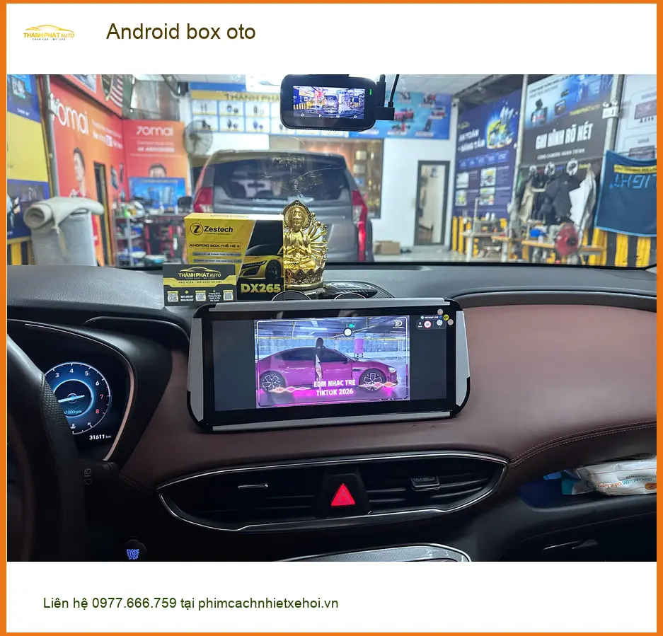 Anh Quang lắp Android box oto cho Honda CRV tại Quận 7 để nâng cấp tiện ích giải trí