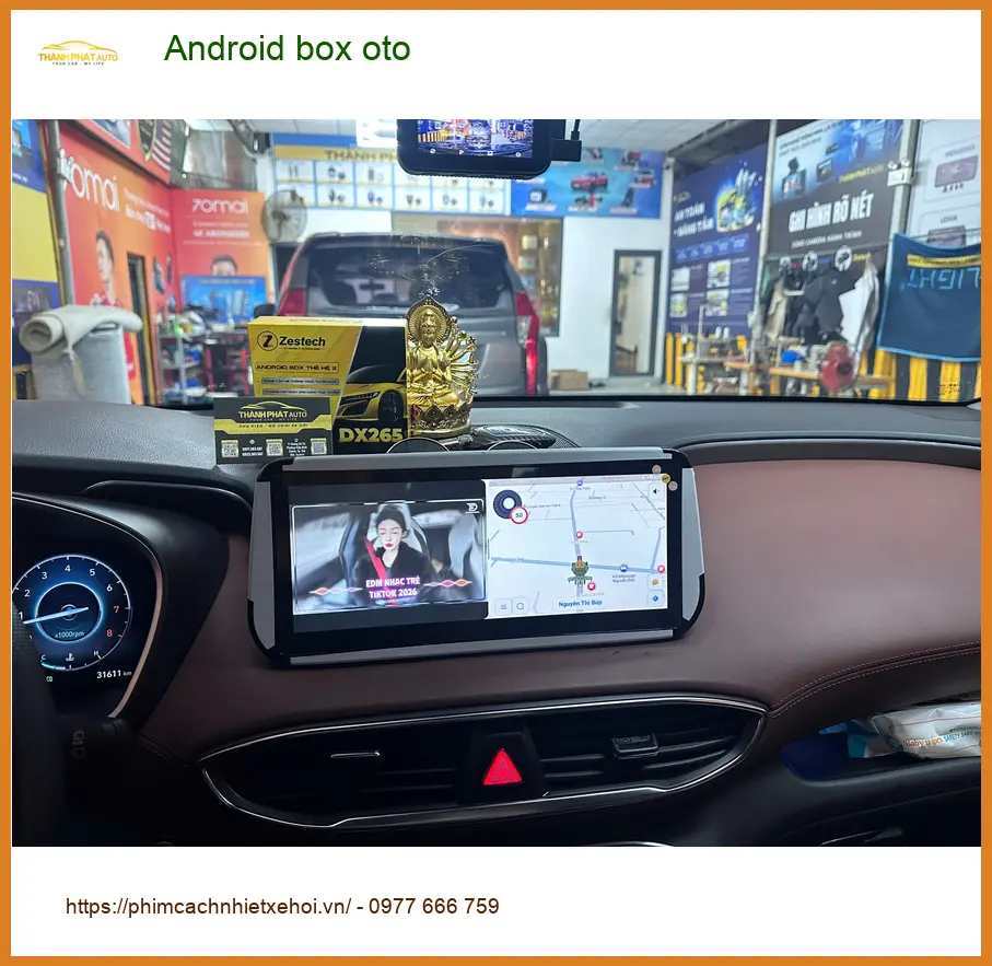 Anh Quý lắp Android box oto cho Honda CRV tại Quận 2 vì muốn trải nghiệm giải trí đa dạng ảnh thực tế 2