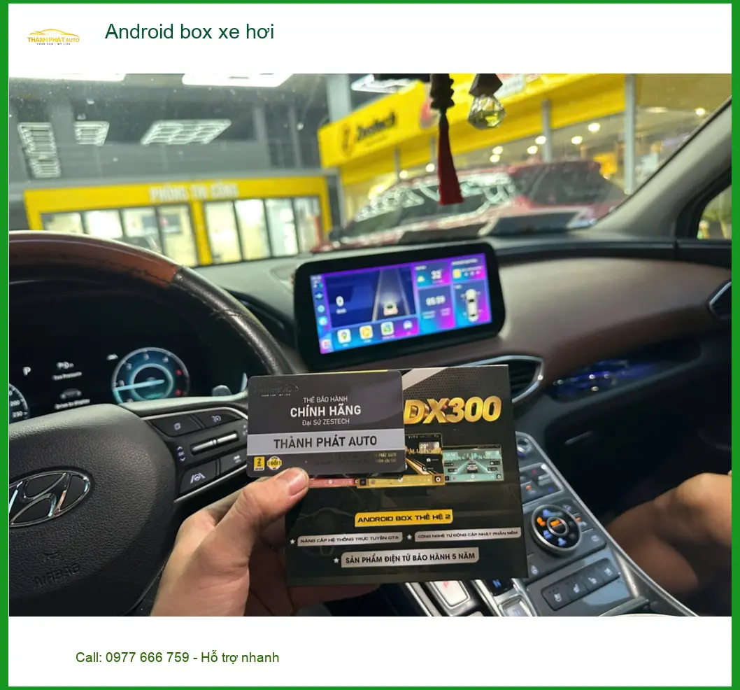 Anh Thanh lắp Android box xe hơi cho Mazda CX-5 tại Quận 2 để giải trí trên đường đi làm ảnh thực tế 2