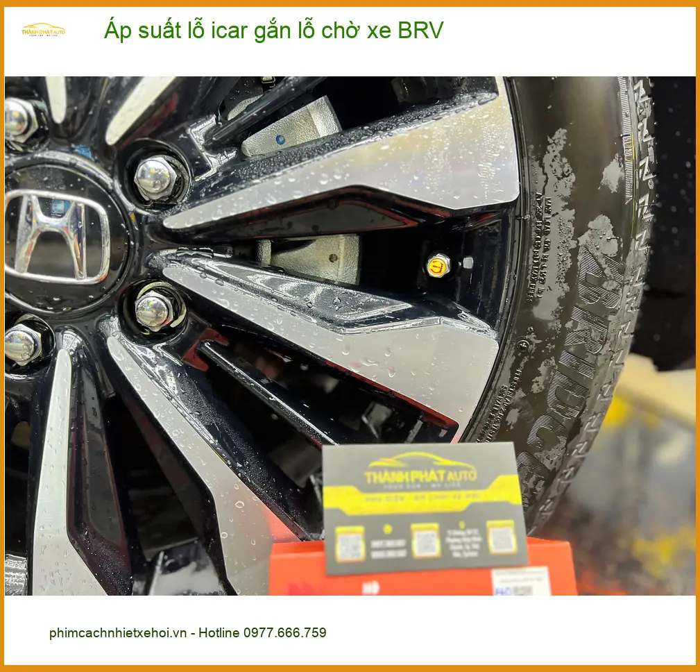 Anh Tài lắp áp suất lỗ icar gắn lỗ chờ BRV Gò Vấp giúp lái xe an toàn ảnh thực tế 4