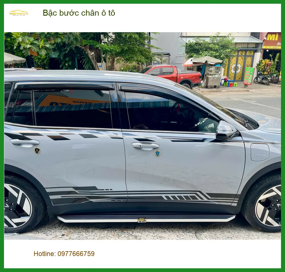 Anh Cường lắp bậc bước chân Kia Seltos tại Quận 11, tiện cho trẻ nhỏ ảnh thực tế 2