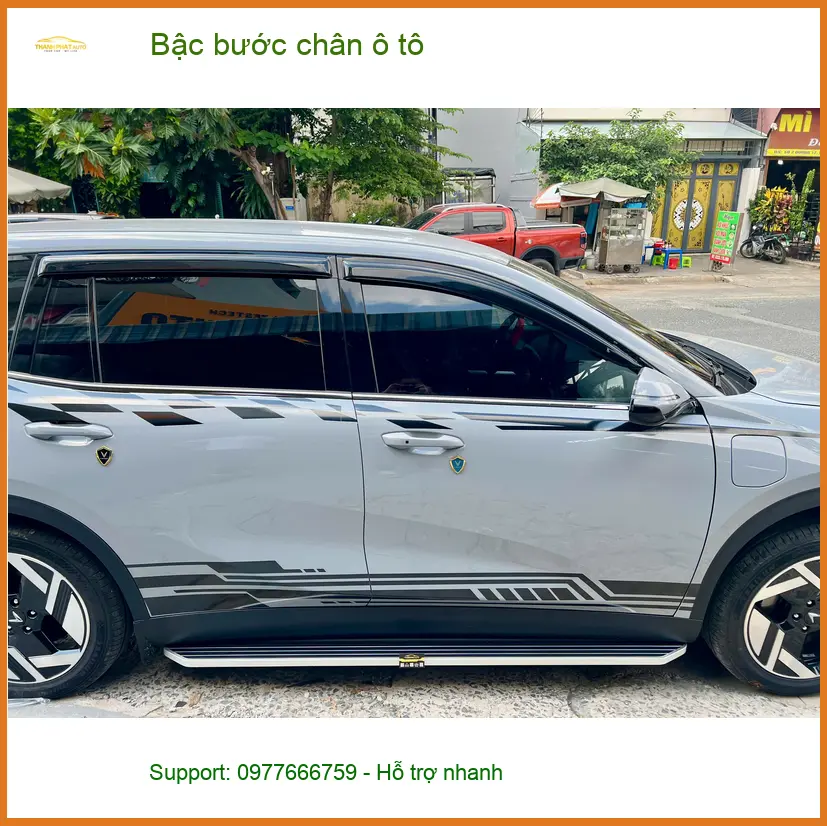 Anh Nhật lắp bậc bước chân ô tô Mazda CX-5 ở Quận Tân Phú cho trẻ nhỏ ảnh thực tế 2