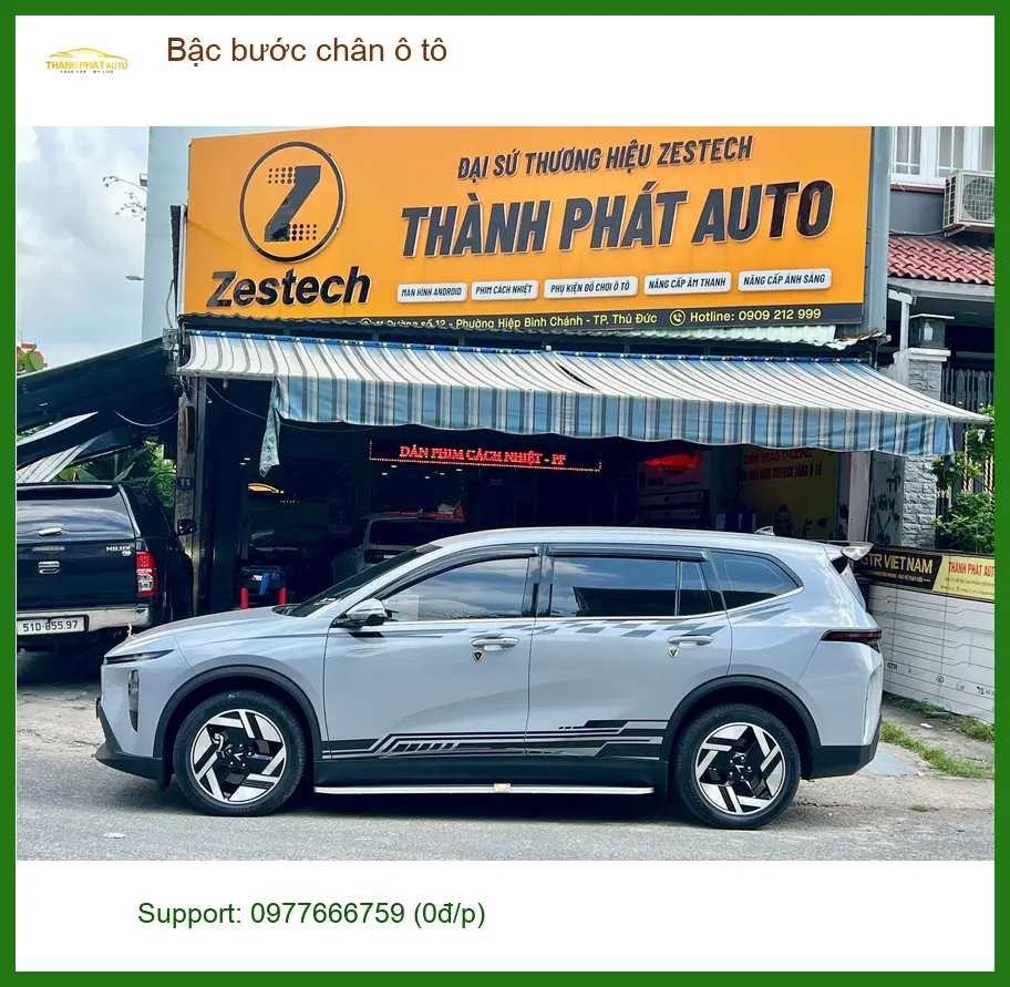 Anh Tiến lắp bậc bước chân ô tô Mazda CX-5 để lên xuống xe an toàn tại Phú Nhuận ảnh thực tế 2