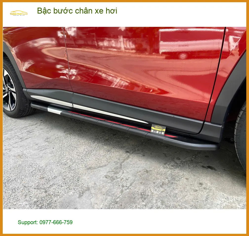 Anh Phúc lắp bậc bước chân Kia Seltos tại Quận Tân Phú giúp mẹ đi lại ảnh thực tế 4
