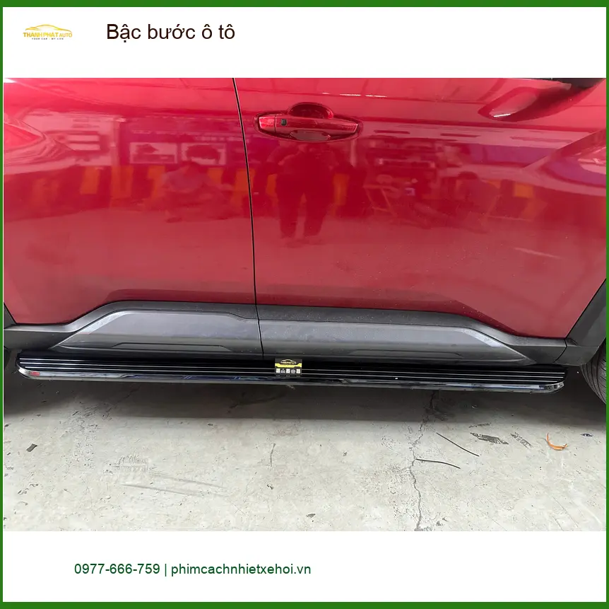 Anh Khôi lắp bậc bước ô tô Hyundai Accent ở Quận Thủ Đức để người nhà dễ lên xuống ảnh thực tế 4