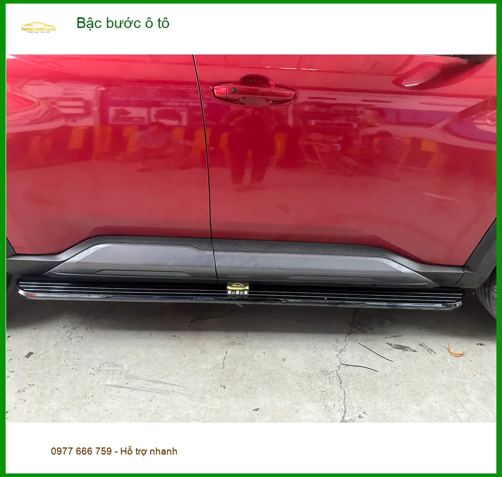 Chị Thảo lắp bậc bước ô tô cho Hyundai Creta tại Nhà Bè để gia đình dễ dàng lên xuống ảnh thực tế 2