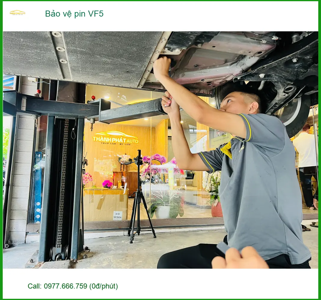 Anh Tuấn Kiệt bảo vệ pin VF5 tại Quận Thủ Đức để an tâm sử dụng lâu dài ảnh thực tế 5