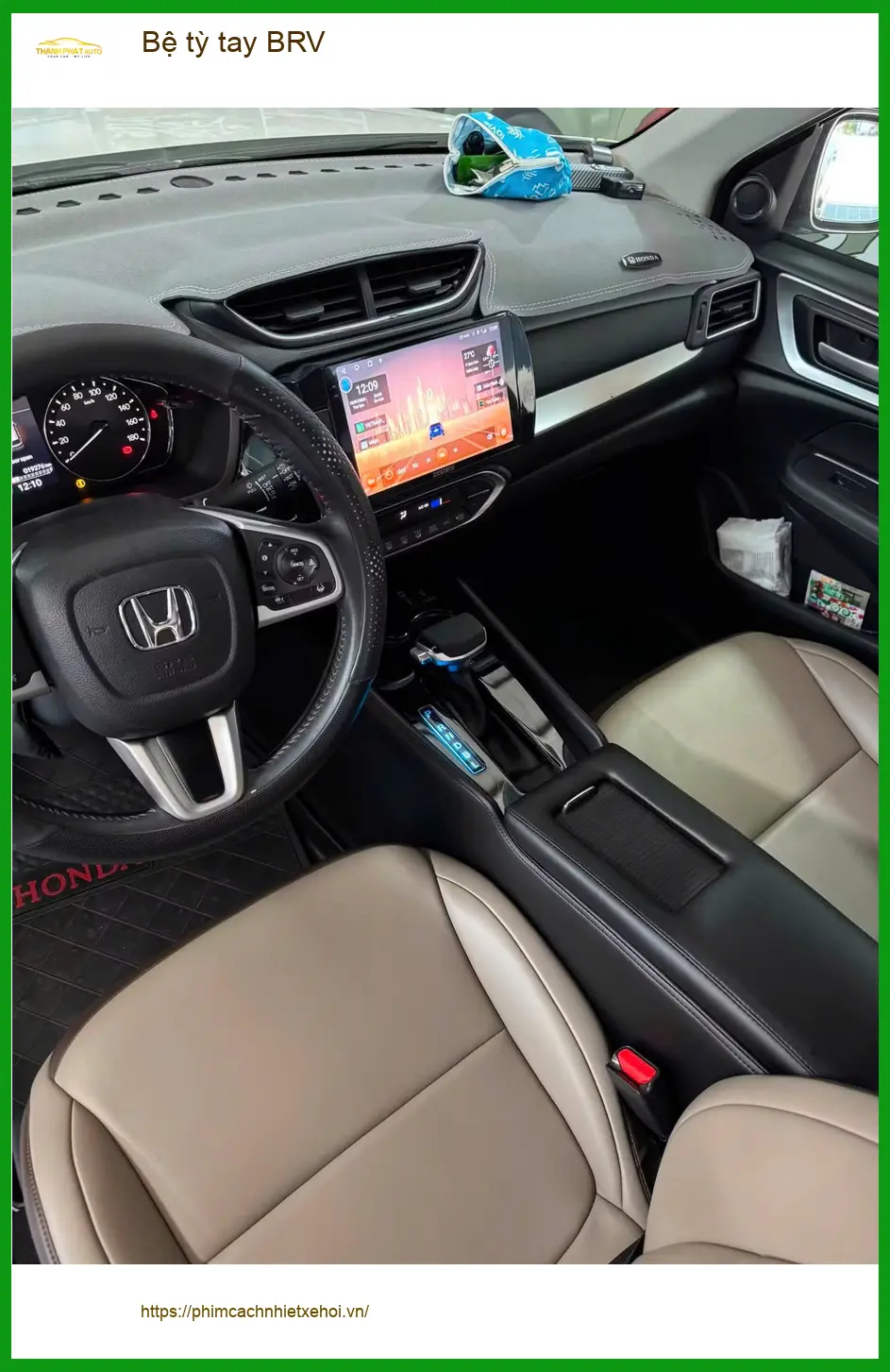 Anh Cường lắp Bệ tỳ tay cho Honda BR-V tại Hóc Môn để lái xe thoải mái ảnh thực tế 4