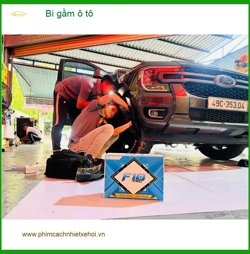 Chị Thảo độ bi gầm ô tô cho Hyundai Creta tại Quận 10 vì đèn zin không đủ sáng khi đi đêm ảnh thực tế 3