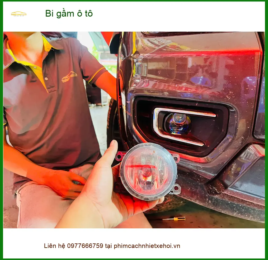 Chị Thảo độ bi gầm ô tô cho Hyundai Creta tại Quận 10 vì đèn zin không đủ sáng khi đi đêm ảnh thực tế 4