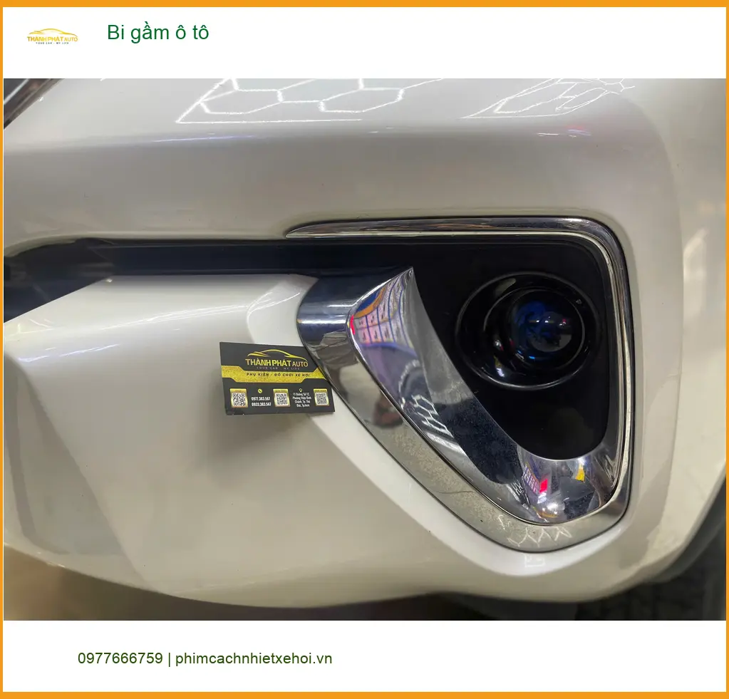 Anh Minh độ bi gầm ô tô Mazda 3 tại Quận 9 vì đèn zin kém sáng ảnh thực tế 4