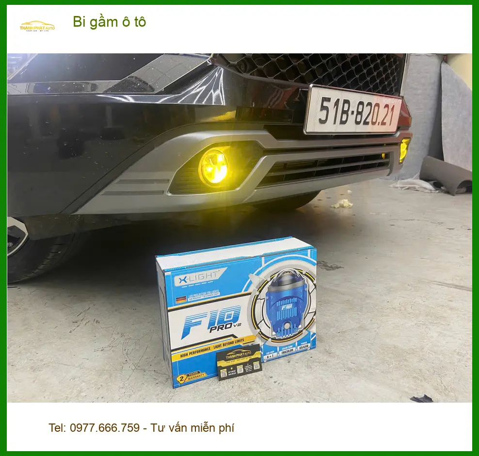 Chị Thùy độ bi gầm ô tô Hyundai Accent tại Quận 2 vì đèn xe yếu