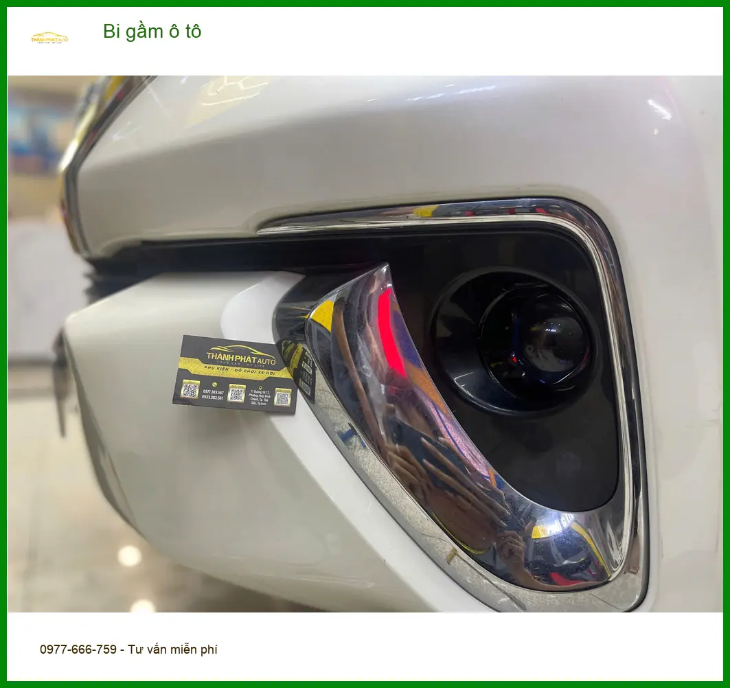 Anh Phi Long độ bi gầm ô tô cho Honda CRV vì đèn zin yếu khi đi đêm ở Quận 5 ảnh thực tế 3