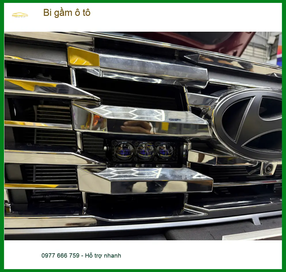Chú Khanh độ bi gầm ô tô cho Toyota Camry ở Củ Chi vì đèn pha zin quá yếu ảnh thực tế 3