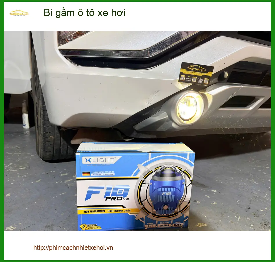 Chú Khang độ bi gầm ô tô cho Suzuki XL7 tại Quận 9 để cải thiện tầm nhìn ban đêm ảnh thực tế 2
