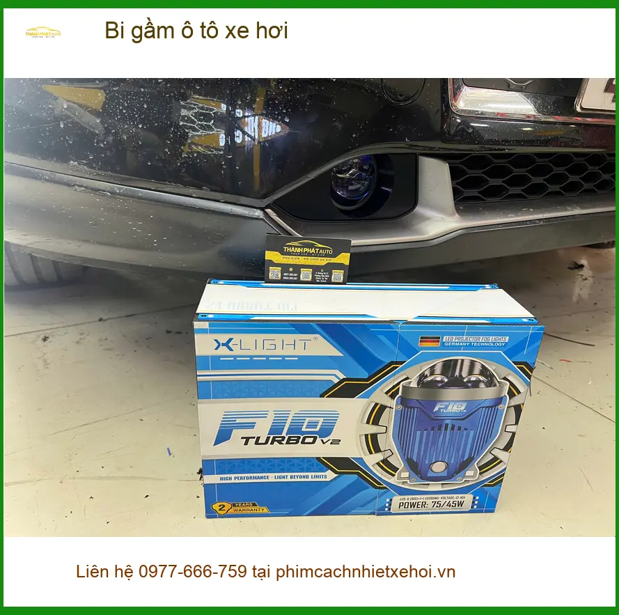 Anh Tấn lắp bi gầm ô tô Hyundai Accent 2023 tại Quận 3 vì đèn zin yếu khi đi đêm ảnh thực tế 2