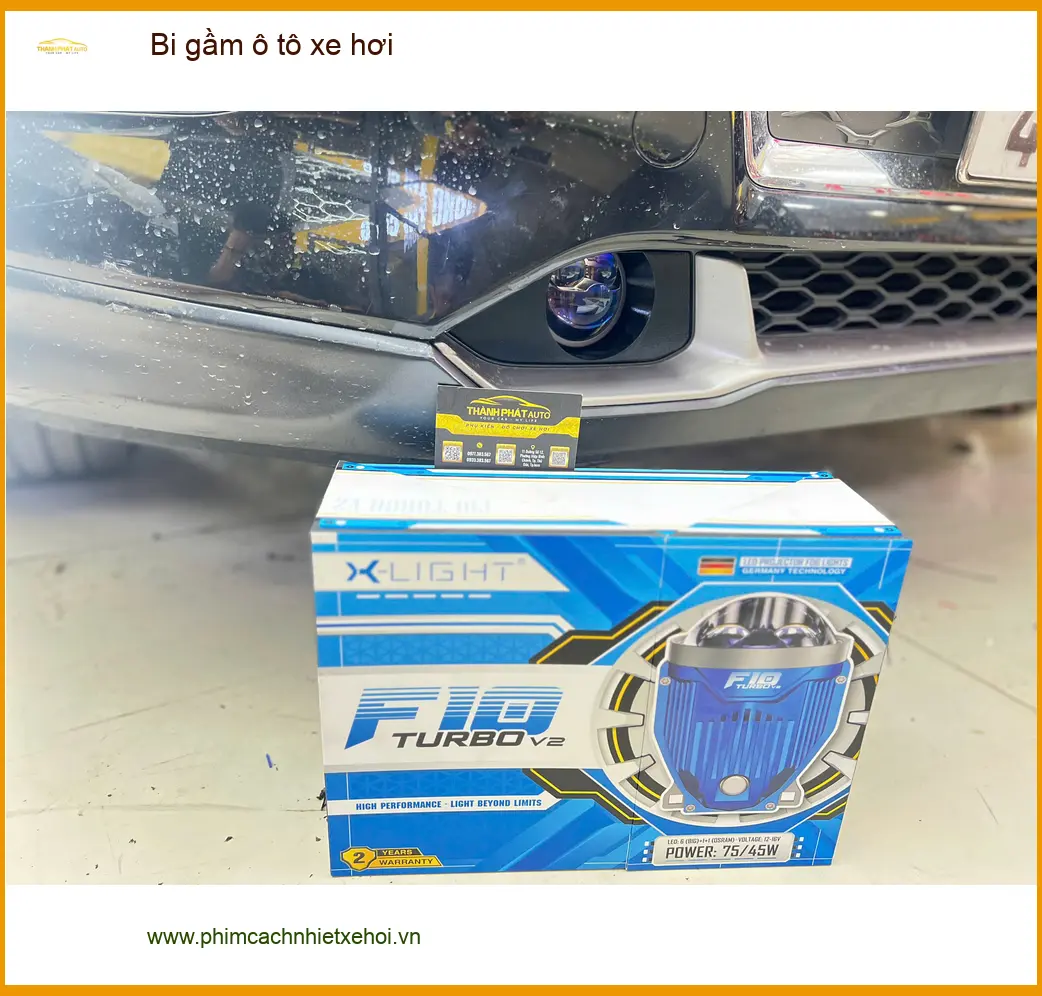 Anh Tấn lắp bi gầm ô tô Hyundai Accent 2023 tại Quận 3 vì đèn zin yếu khi đi đêm ảnh thực tế 4