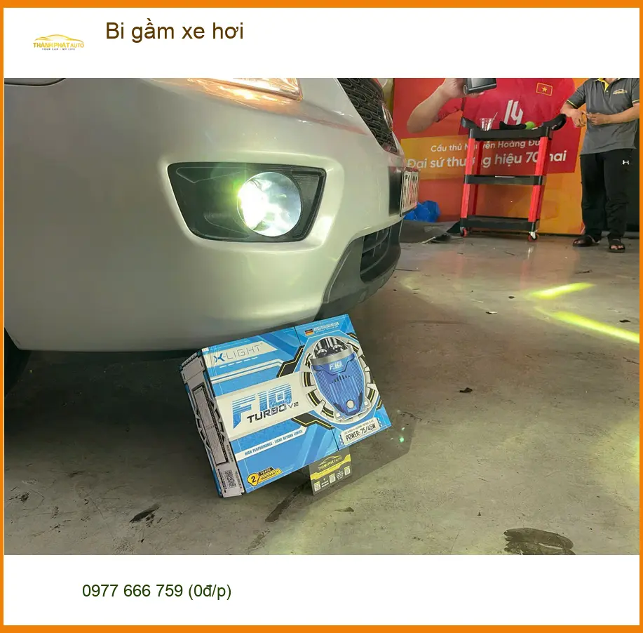 Anh Minh độ bi gầm Kia Sorento tại Quận 12 để lái an toàn hơn khi tối ảnh thực tế 2