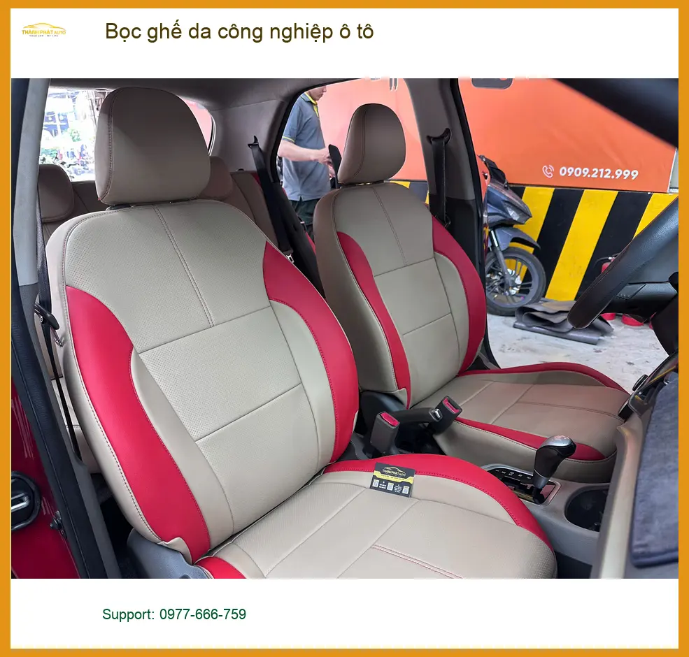 Anh Tuấn bọc ghế da công nghiệp ô tô cho Kia Sorento ở Quận Thủ Đức ảnh thực tế 3