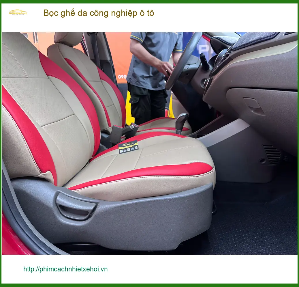 Anh Tuấn bọc ghế da công nghiệp ô tô cho Kia Sorento ở Quận Thủ Đức ảnh thực tế 4