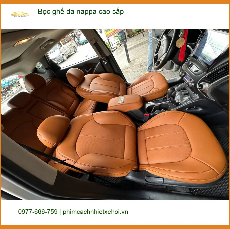 Chị An bọc ghế da nappa cao cấp Hyundai Elantra Quận 8: Nâng tầm nội thất xe ảnh thực tế 3