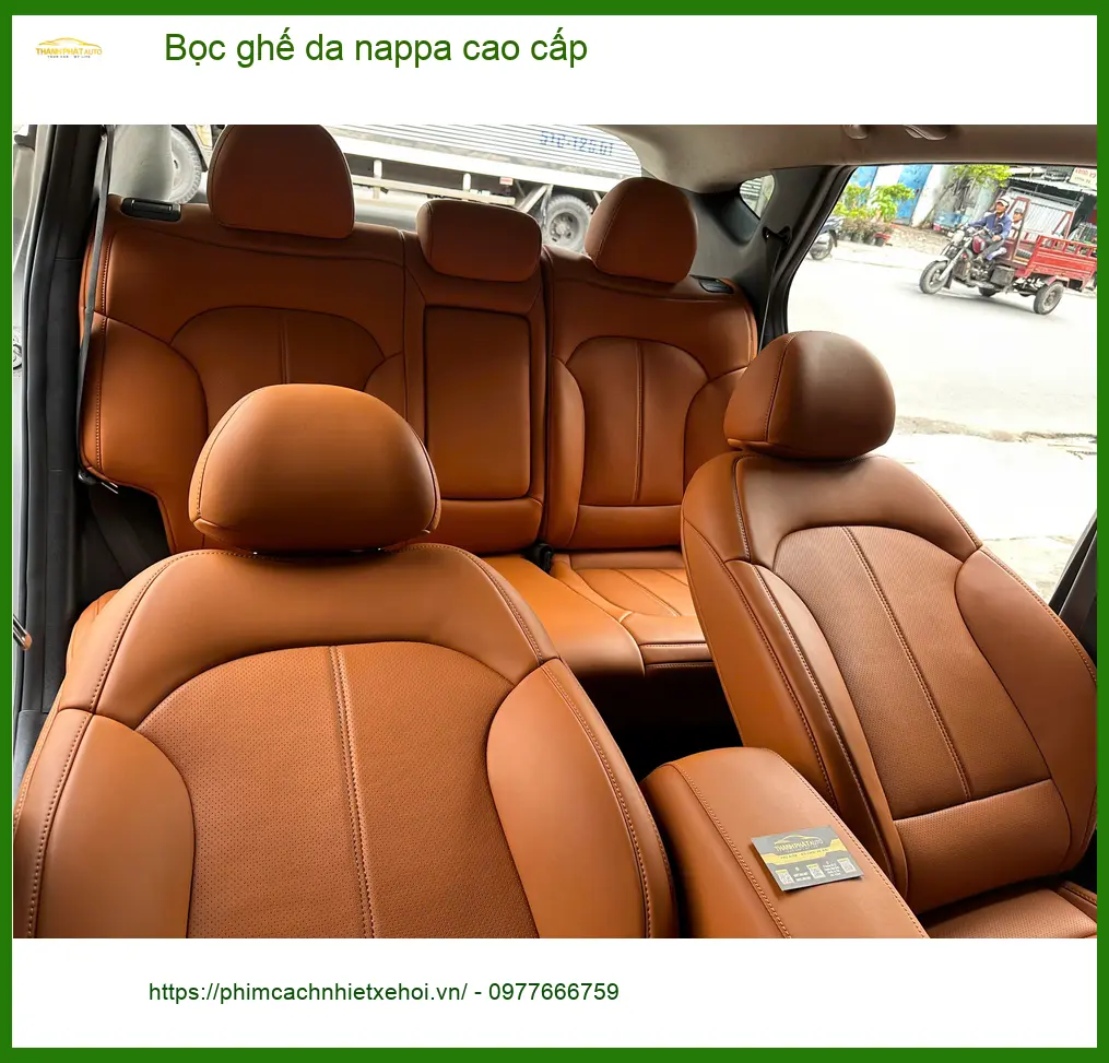 Anh Dũng bọc ghế da Nappa cao cấp cho Mitsubishi Attrage tại Quận 10 ảnh thực tế 2