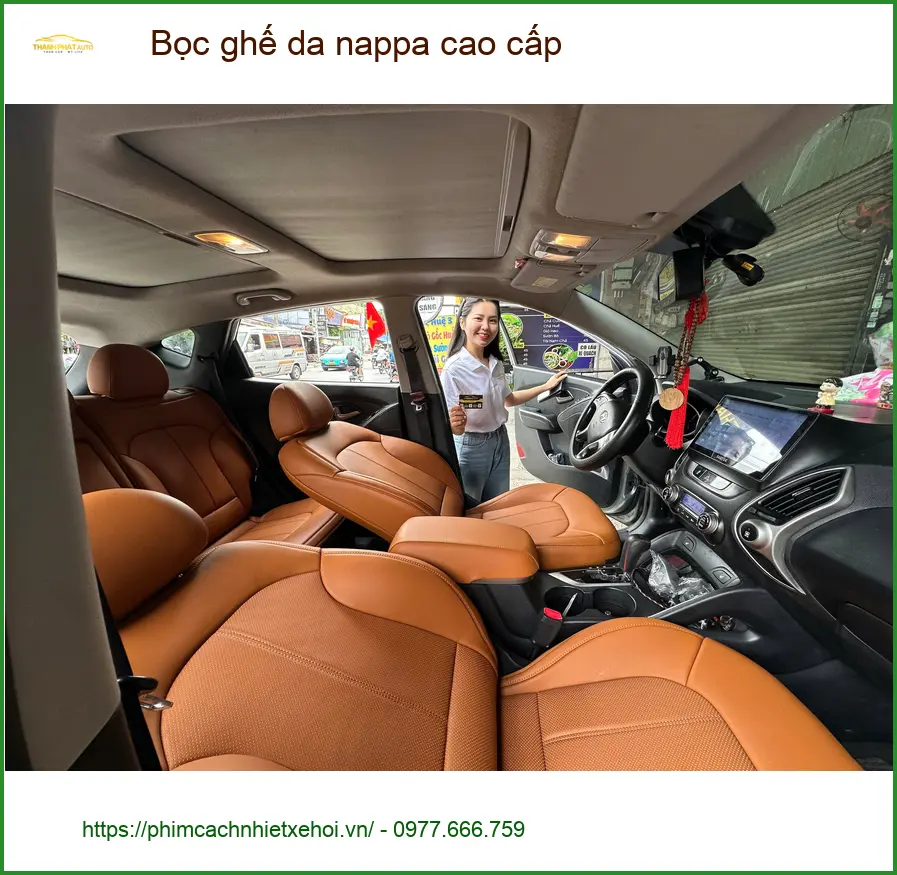 Anh Dũng bọc ghế da Nappa cao cấp cho Mitsubishi Attrage tại Quận 10 ảnh thực tế 3