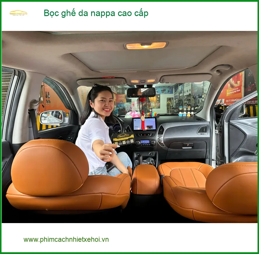 Anh Dũng bọc ghế da Nappa cao cấp cho Mitsubishi Attrage tại Quận 10 ảnh thực tế 4