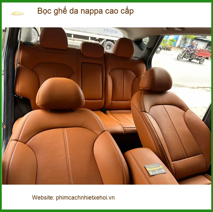 Địa chỉ uy tín bọc ghế da nappa cao cấp cho Hyundai Accent ở Quận Phú Nhuận ảnh thực tế 4