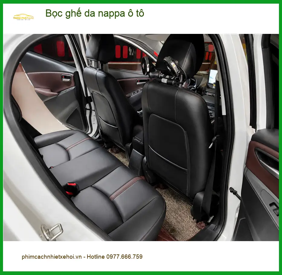 Chị Thuý bọc ghế da Nappa cho Kia Sonet tại Quận 2 để nâng tầm nội thất xe